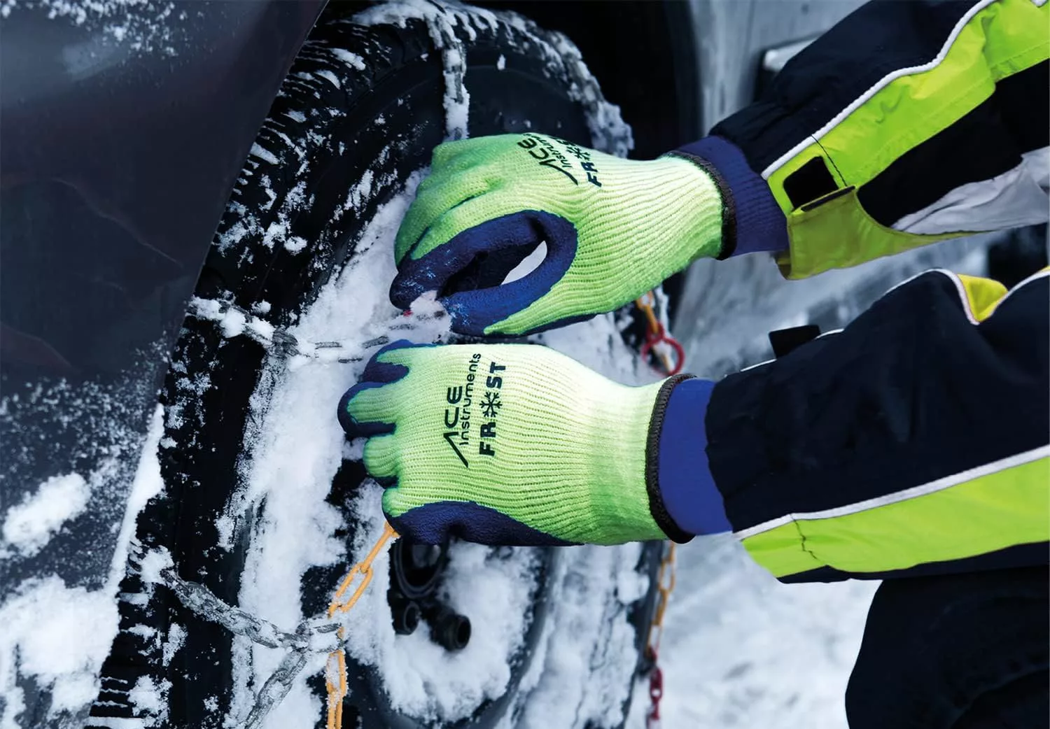 ACE Frost Arbeits-Handschuh Kälte-Schutz-Handschuhe für die Arbeit im Winter